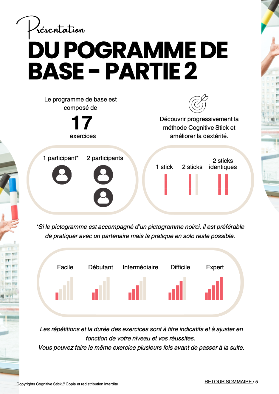 Programme de base - Partie 2 | Entrainement - Cognitive Stick