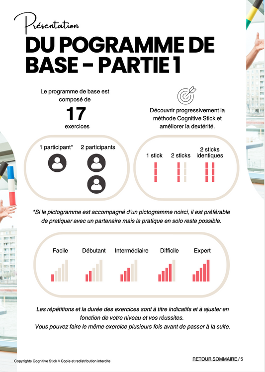 Programme de base - Partie 1 | Entrainement - Cognitive Stick