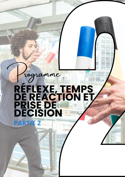 Programme n°2 - Reflex, temps de réaction et prise de décision - Partie 2 | Entrainement - Cognitive Stick