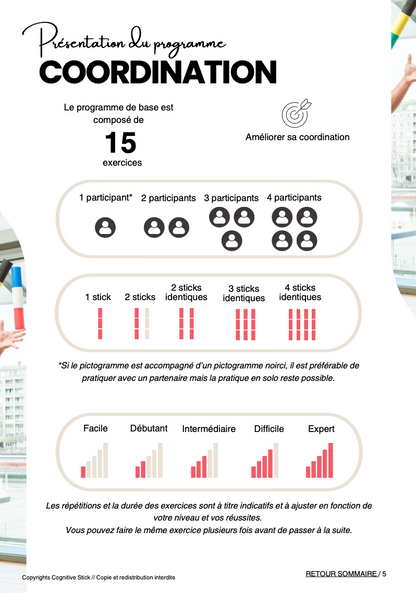 Programme n°3 Coordination - Partie 3 | Vitalité - Cognitive Stick